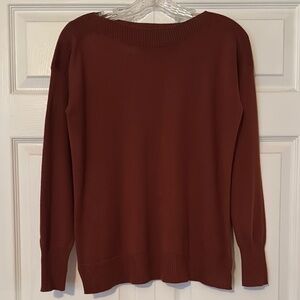 Pink Clover Rust Sweater